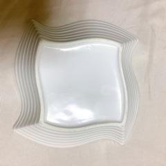 サラダ　取り分けセット　 角皿　トング付きの画像