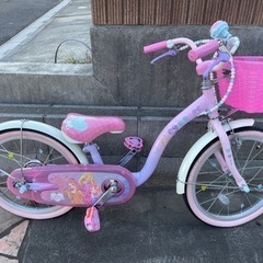 子供自転車 ディズニー プリンセス 18インチ 訳アリ