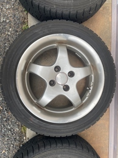 4本セット　ホイールスタッドレス付き　195/50/r15