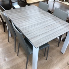 伸長式ダイニング5点セット CALLIGARIS 【トレファク上福岡】