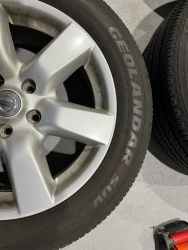 215/60R17 夏タイヤ&アルミセット エクストレイル 17×6.5JJ