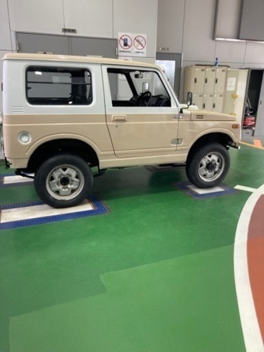 ジムニー 4WD JA11 AT 美車 ツートン 全塗装 大阪 ベージュ