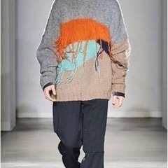 jieda PANEL OVER KNIT