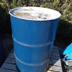 空きドラム缶 200L 青白 エムエスケー DIY 焼却炉 BBQ