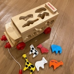 ミキハウス mikihouse 型はめアニマルバス🚌