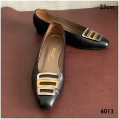 BALLY【23㎝位】ローヒールパンプス☆クリーニングお手入れ済