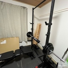 筋トレ用　パワーラック・バーベルセットの画像