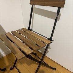 IKEAガーデニングテーブル&チェアの画像