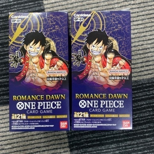 トレーディングカード ONE PIECE ROMANCE DAWN 2box