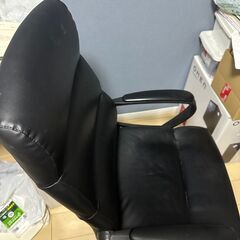 ニトリ　ワークチェア(ファスKD BK）の画像