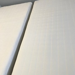 ニトリ　マットレス　シングル　ベッド　美品の画像