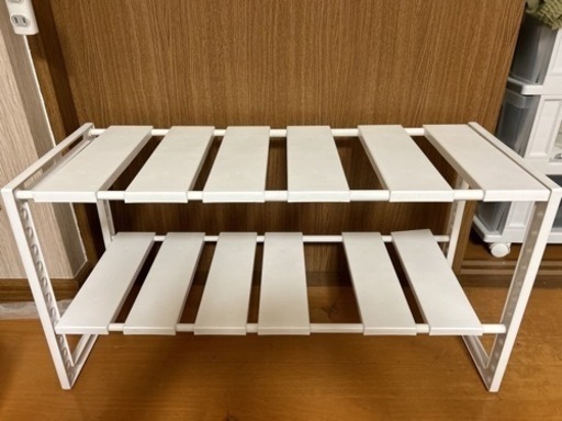 購入者決まりました！ニトリ　シンク下伸縮ラック　美品！