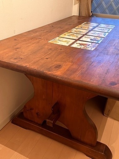 スペイン家具タイルテーブル（アンティーク）