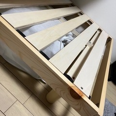 シングルベッド（マットレス付き）あげます。の画像