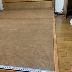 0円！ 引き出し付きダブルベッドフレームのみ。