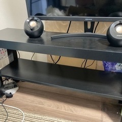 【譲渡決定】LACK ラック テレビ台, ブラック, 90x26...