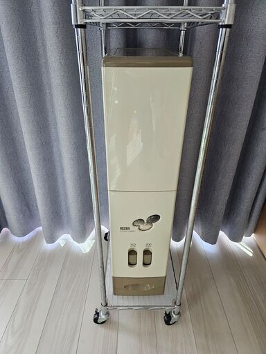 ３０キロ米びつ＋メタルラック・ホイール付＜ホームセンター１８０００円相当＋３キロお米（古米）無料＋カセットコンロ無料＋配達無料＞#7