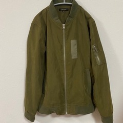 ◆ブルゾン◆M◆カーキ◆スエード◆チャオパニックの画像