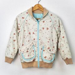 BETTY'S BLUE キッズ リバーシブル中綿入りジャンパー...