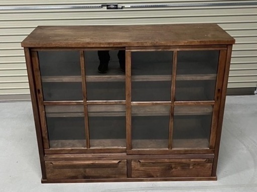 収納　棚　アンティーク　中古