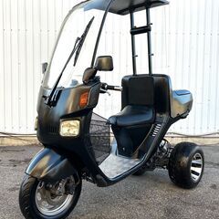 ○ご成約済み○最終値引き★ホンダ ジャイロキャノピー★ カスタム 外装美車 TA02 原付 ミニカー キャブレター ディスクブレーキ 100kmメーター 50cc 宅配の画像