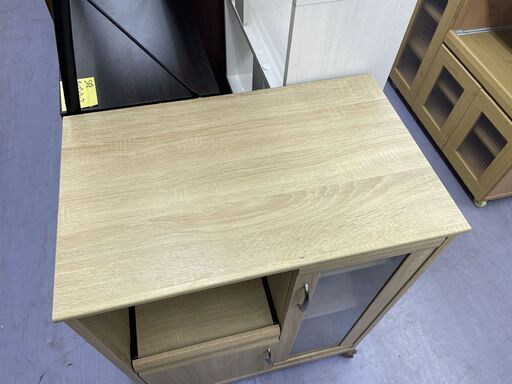 ミドルレンジボード 幅64×奥行40×高さ86cm キャスター付き キッチン