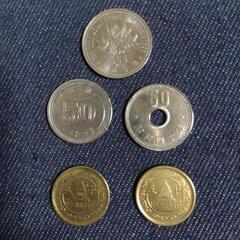 【美品】穴ズレエラー昭和40年50円玉昭和31年50円玉昭和23年5円玉第12回アジア競技大会広島500円玉5000円札聖徳太子1000円札伊藤博文の画像