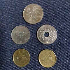 【美品】穴ズレエラー昭和40年50円玉昭和31年50円玉昭和23年5円玉第12回アジア競技大会広島500円玉5000円札聖徳太子1000円札伊藤博文の画像