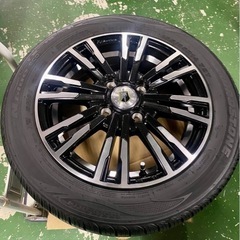 【美品】軽自動車　アルミ付きサマータイヤ　155/65R14