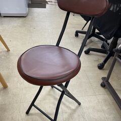 リサイクルショップどりーむ荒田店 No9591 折り畳み椅子　丸...