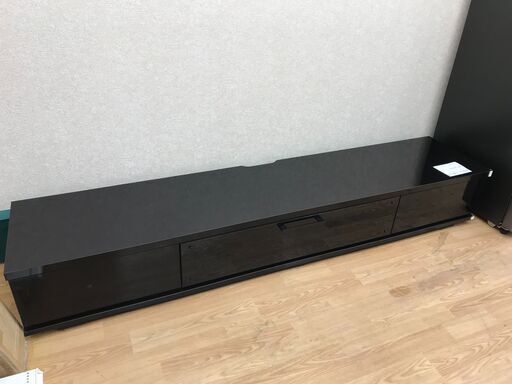 ★ジモティ割あり★  テレビ台 ブラック H33×W210×D43 クリーニング済み KJ4114