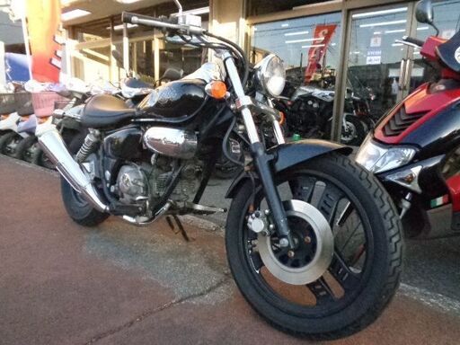 NO.4877　マグナ５０ （ＭＡＧＮＡ）　４サイクル　クラッチ付き４速ミッション　ブラック　☆彡