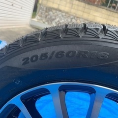 《未使用》　205/60r16 スタッドレスタイヤホイール4本セットの画像