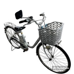 パナソニック バッテリー充電器付 電動アシスト自転車　 中古 26インチ Lithium ViVi 自転車 付属品ありの画像