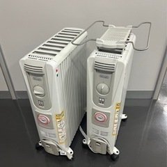 未使用に近いお品　デロンギ　オイルヒーター  タオル干しハンガー　取説付の画像