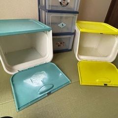 収納ケース　ディズニー　4段チェスト　1段ボックスの画像