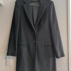 【最終値下げ】ZARA　ブラック　チェスターコート　レディース　...