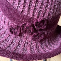 ウール混の帽子の画像