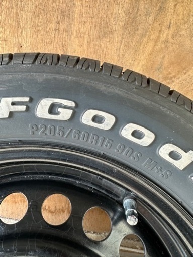 BFGoodrich RADIAL T/A 205/60-15 90S ホワイトレタータイヤ+ホイール