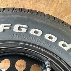 BFGoodrich RADIAL T/A 205/60-15 90S ホワイトレタータイヤ+ホイールの画像