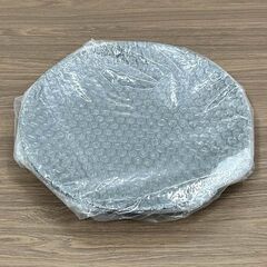 ★新品未使用品★　メラミン　丸皿　φ23.8cm　黒　メラミン食器　R4-0049の画像