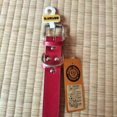 《今月末まで出品のジモティー限定特価！！》犬用　首輪　カワノ産業　ソフトレザーカラー　新品・未使用　中型犬〜大型犬　引越し/愛犬の治療費の為、ご協力をお願い申し上げます。の画像