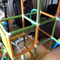 アンパンマン　ジャングルジム　滑り台付き