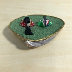 ☆値下げ☆M2401-235 貝雛人形 箱キズありの画像