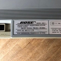 BOSE AW-1 カセットデッキの画像