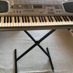 CASIO キーボードCTK-591 スタンド付　アダプター付　61鍵