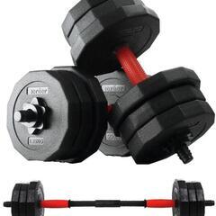 créer ダンベル バーベルにもなる 10kg ２個セット


