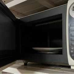 家電 キッチン家電 オーブンレンジ シンプル ホワイトの画像