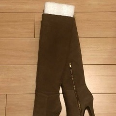 モエリー　ロングブーツ　ブーツ　スエードの画像