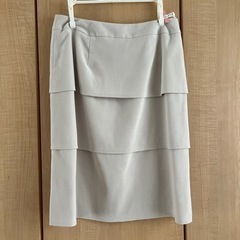 ESPRITMUR レディースフォーマルスーツ11号・ベージュ　美品の画像